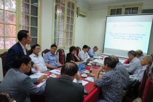 Họp hội đồng khoa học và đào tạo mở rộng của Viện Tài nguyên và Môi trường