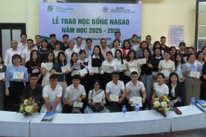 Viện Tài nguyên và Môi trường tổ chức Lễ trao học bổng NAGAO năm học 2025 – 2026